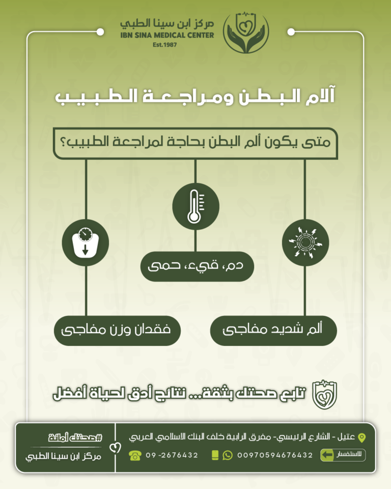 متى يجب مراجعة الطبيب عند الشعور بألم البطن؟-01